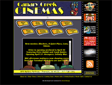 Tablet Screenshot of canarycreekcinemas.com